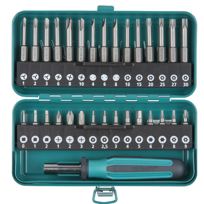 Safety-Bit-Box für Sicherheitsschrauben, 31-tlg.