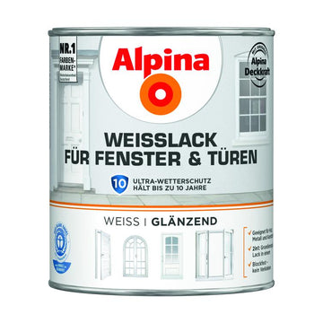 weißlack f.fenster & türen glänz. 750ml