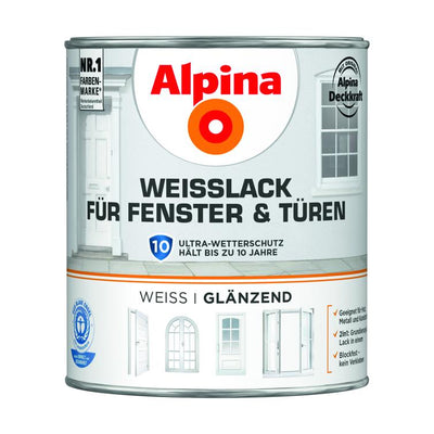 weißlack f.fenster & türen glänz. 750ml