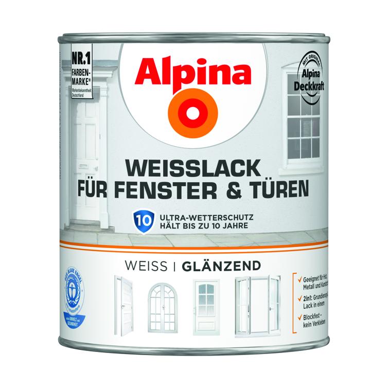 weißlack f.fenster & türen glänz. 750ml