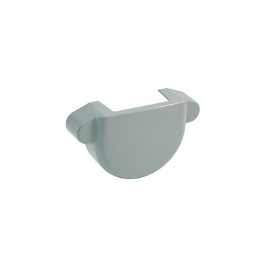 endstück dachrinne rg 75 grau li/re