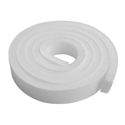pu-schaumband 15x6 mm, weiß 1 m