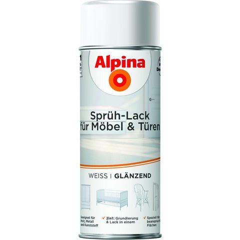 weißlack spray f. möbel+türen gl. 400ml