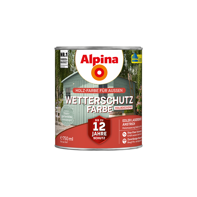 wetterschutzfarbe steingar.blau 750ml
