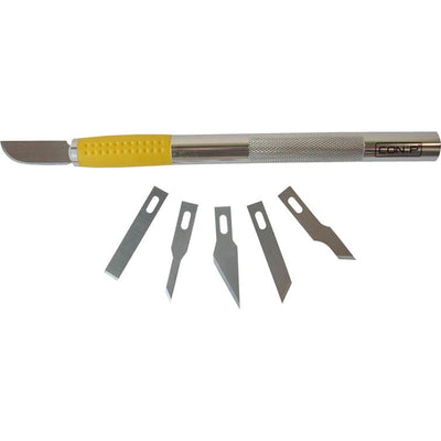 bastlermesser m. 6 verschiedenen klingen