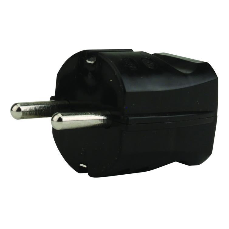 stecker schwarz pvc zentrale einführung