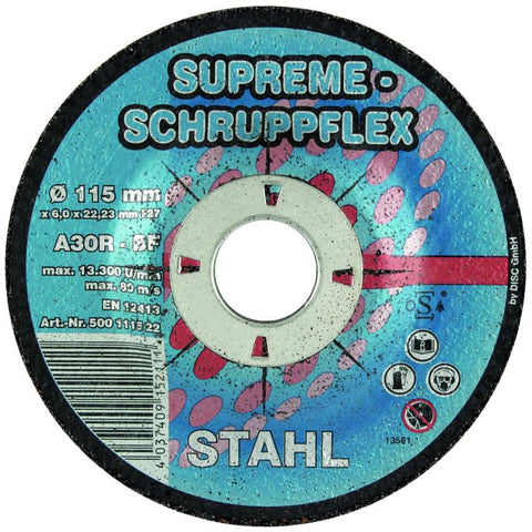 schruppscheibe supreme stahl 115x6,0 mm