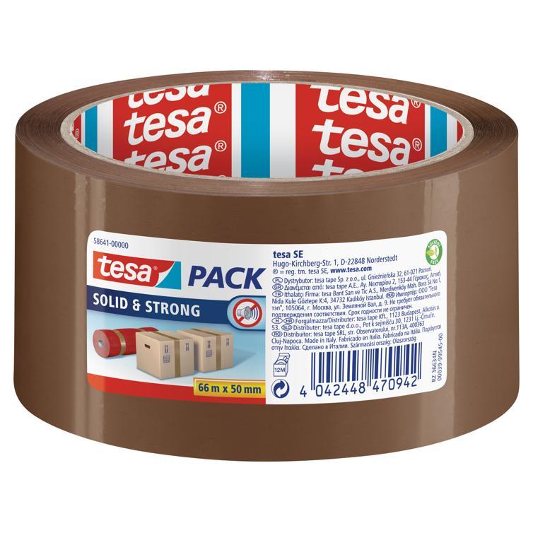 tesapack solid&strong 66mx50mm braun