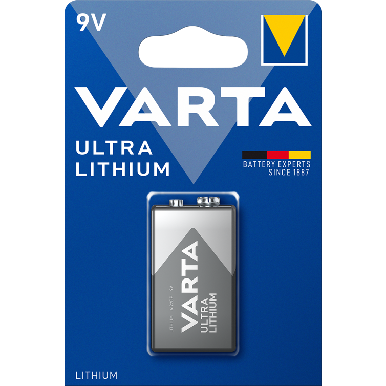 batterie ultra lithium 9v 1er