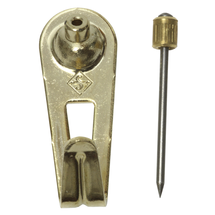 wandhaken mit stahlnadel vermess. gr. 1