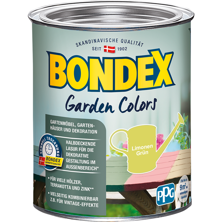 bondex garden colors limonen grün 0,75l