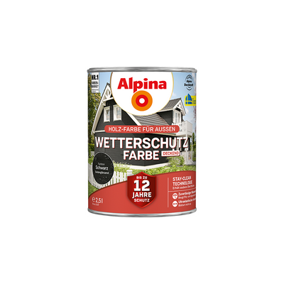 wetterschutzfarbe schwarz 2,5l