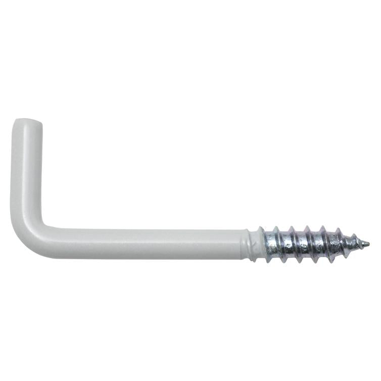schraubhaken gerade weiß 3,0x30/10 mm