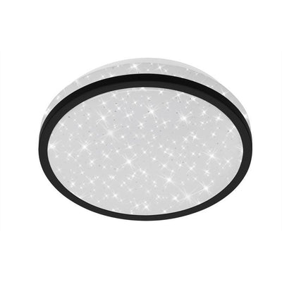 deckenleuchte led sternendekor schwarz