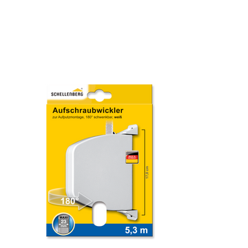 aufschraubwickler maxi weiß schwenkbar