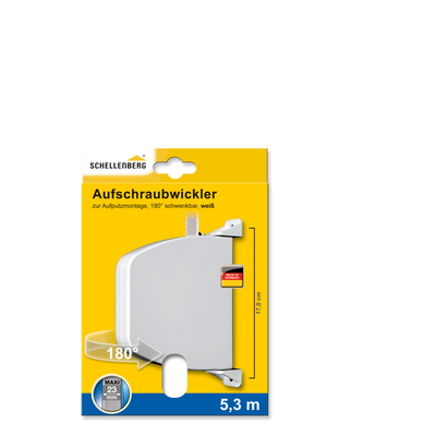 aufschraubwickler maxi weiß schwenkbar