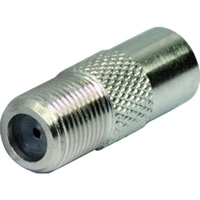 adapter f-bu/koax-st silber