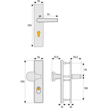 türschutzbeschlag klzs 714 f2 sb