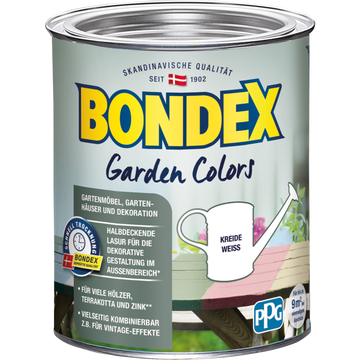 bondex garden colors kreide weiß 0,75l