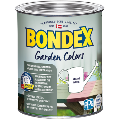 bondex garden colors kreide weiß 0,75l