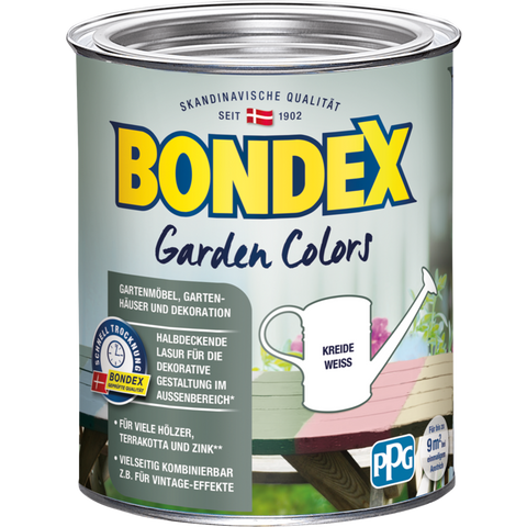 bondex garden colors kreide weiß 0,75l