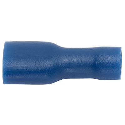 flachsteckhülse blau vollisol. 6,3x0,8mm