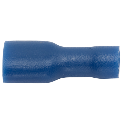 flachsteckhülse blau vollisol. 6,3x0,8mm