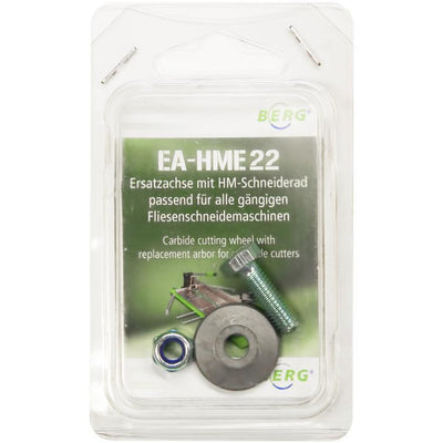 ersatzachse mit hm-schneiderad ø 22 mm