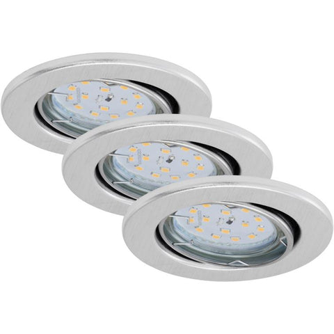 einbauleuchte 3er-set 3xled 5w 400lm