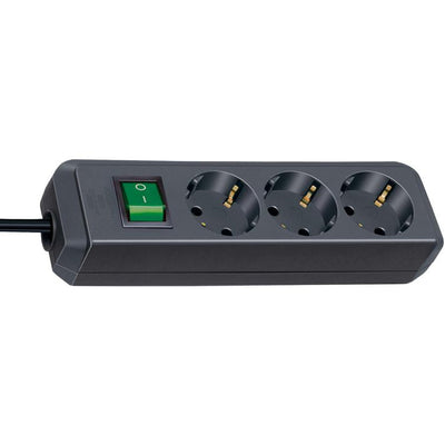 steckdosenleiste eco-line 3-f schwarz