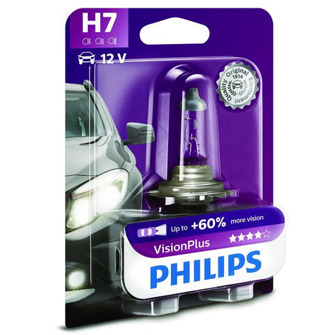 philips h7 12v visionplus 1-er blister