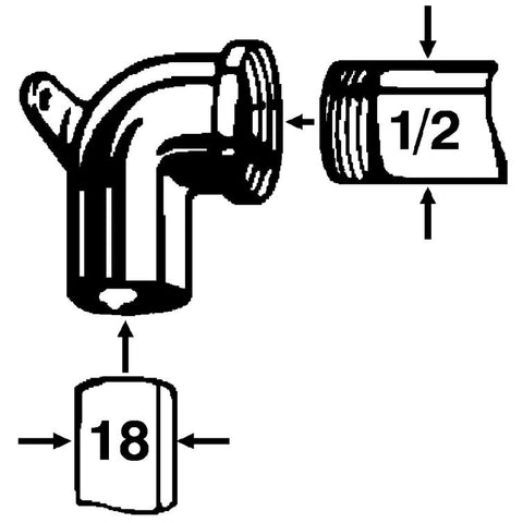 cu-wandscheibe 18 mm x r 1/2"