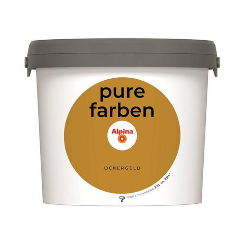 wandfarbe pure farben ockergelb 2,5l