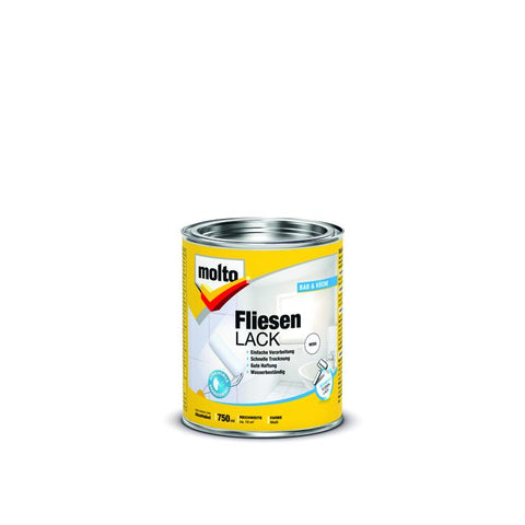 molto 1-k-fliesenlack weiss 750ml