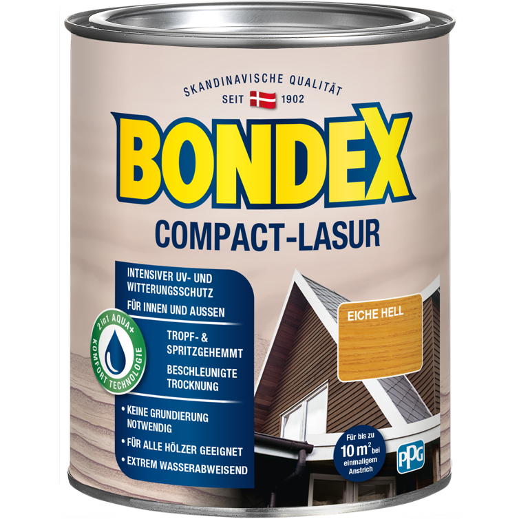 bondex compact lasur eiche hell 0,75l