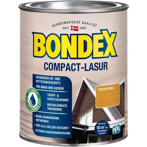 bondex compact lasur eiche hell 0,75l