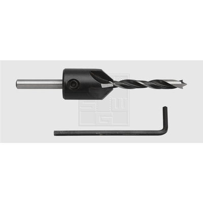 bohrer mit aufstecksenker ø5 mm