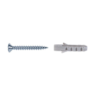 schrauben- u. dübelset verz. 3,0x25 mm