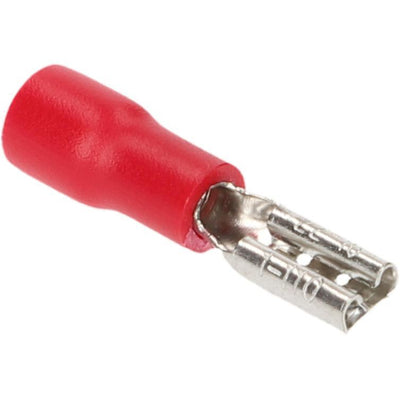 flachsteckhülsen 2,8mm rot, 20 stk.