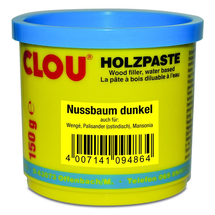 Holzpaste wasserverdünnbar 150g CLOU Reparaturpaste für Holz Oberfläche ausbessern Möbel Renovierung