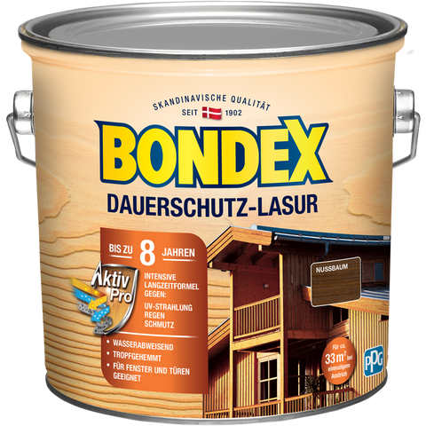 bondex dauerschutz lasur nussbaum 2,5l