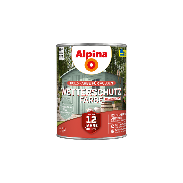 wetterschutzfarbe steingartenblau 2,5l