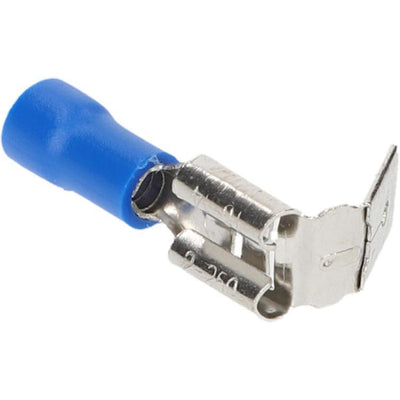 steckverteiler 6,3mm blau, 20 stück