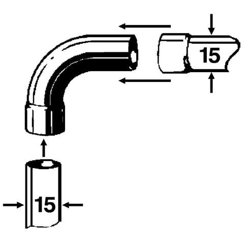 cu-winkel ia 90 grad 15 mm (2 st.)