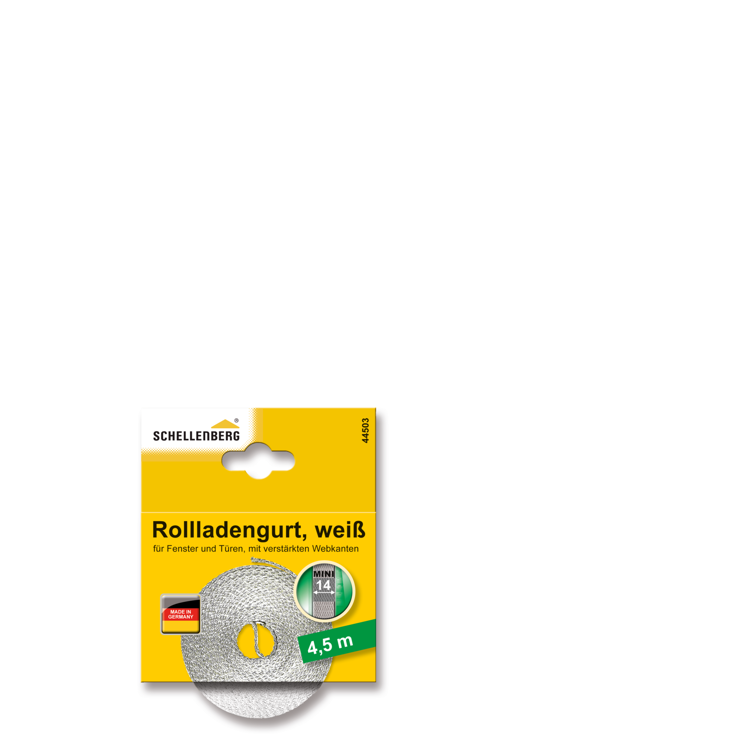 rollladengurt 14mm/4,5 m weiß