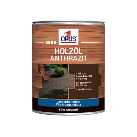 opus1 holzöl anthrazit  750ml