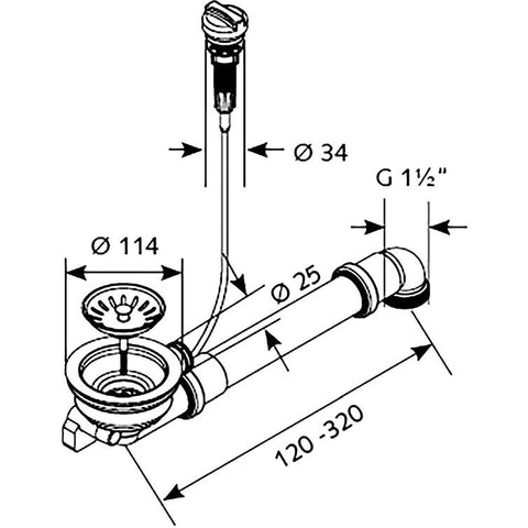 körpchenventil mit überlauf g300370