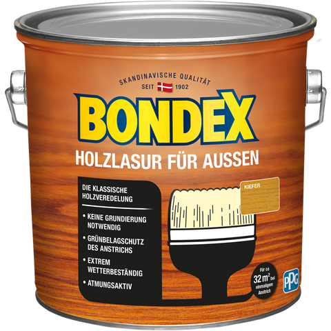 bondex holzlasur außen kiefer 2,5l