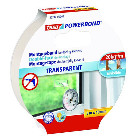 montageband powerbond transpa. 5mx19mm