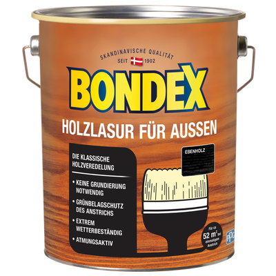 bondex holzlasur außen ebenholz 4l